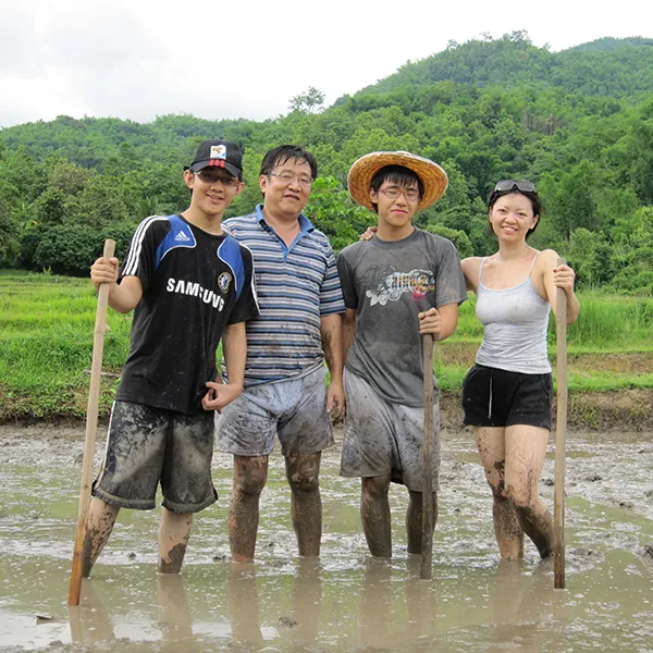 The Watasittikul family at Tigerland Rice Farm